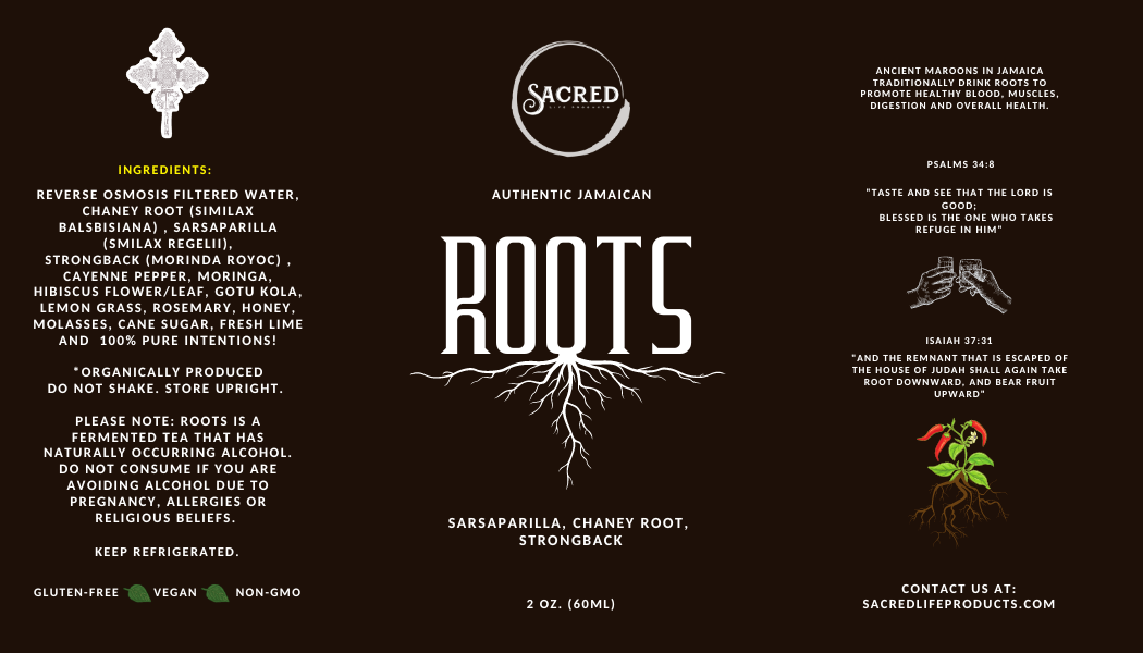 Sarsaparilla root, Strong back root, Chaney root